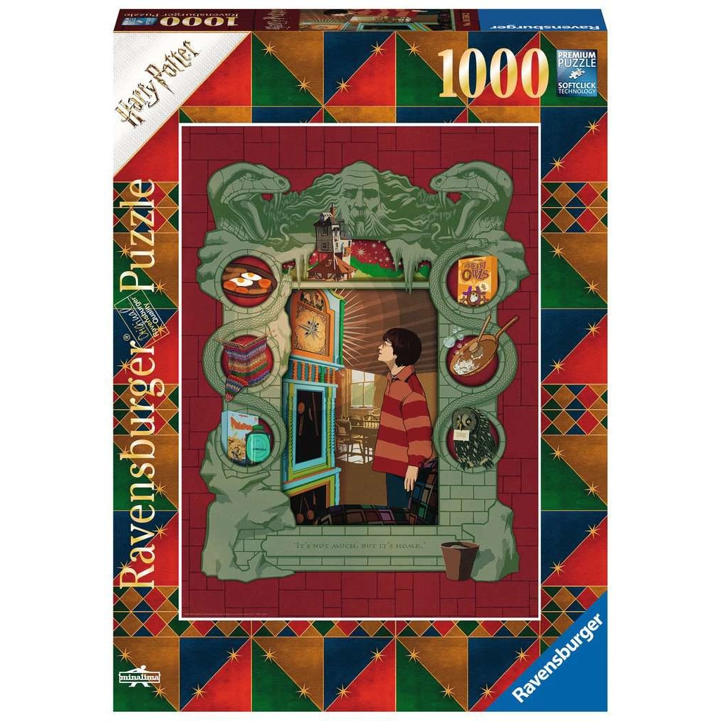 Puzzle clasic, Harry Potter at the Weasleys, Ravensburger, 1000 de piese
