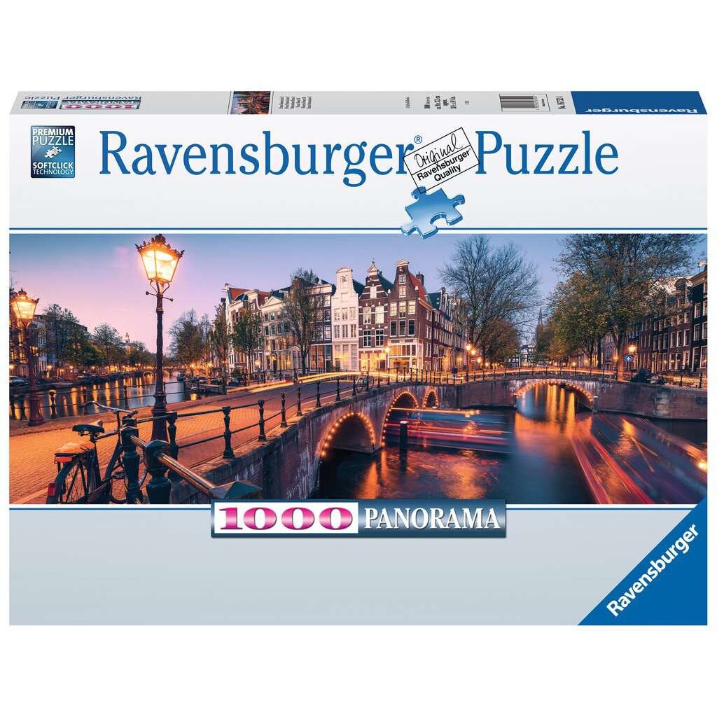 Puzzle clasic, Amsterdam, Ravensburger, 1000 de piese