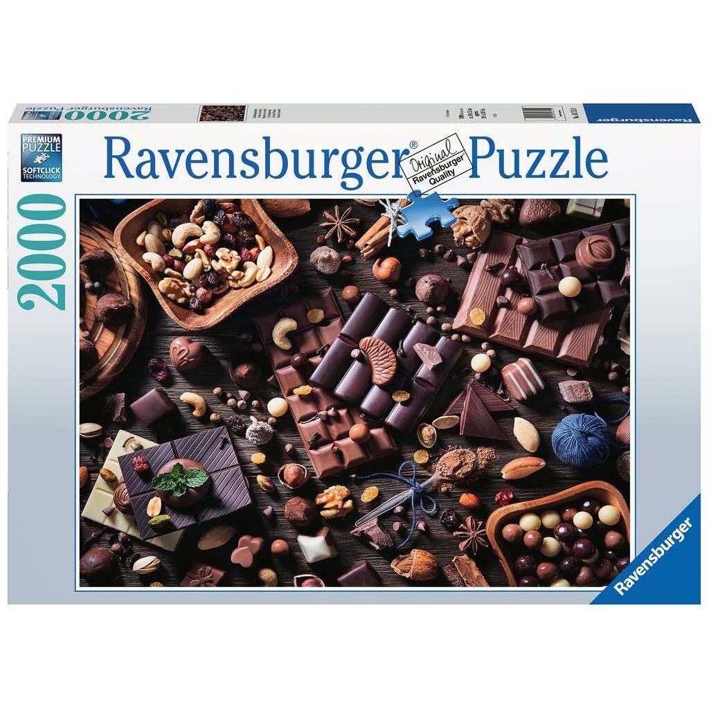 Puzzle clasic, Chocolate Paradise, Ravensburger, 2000 de piese
