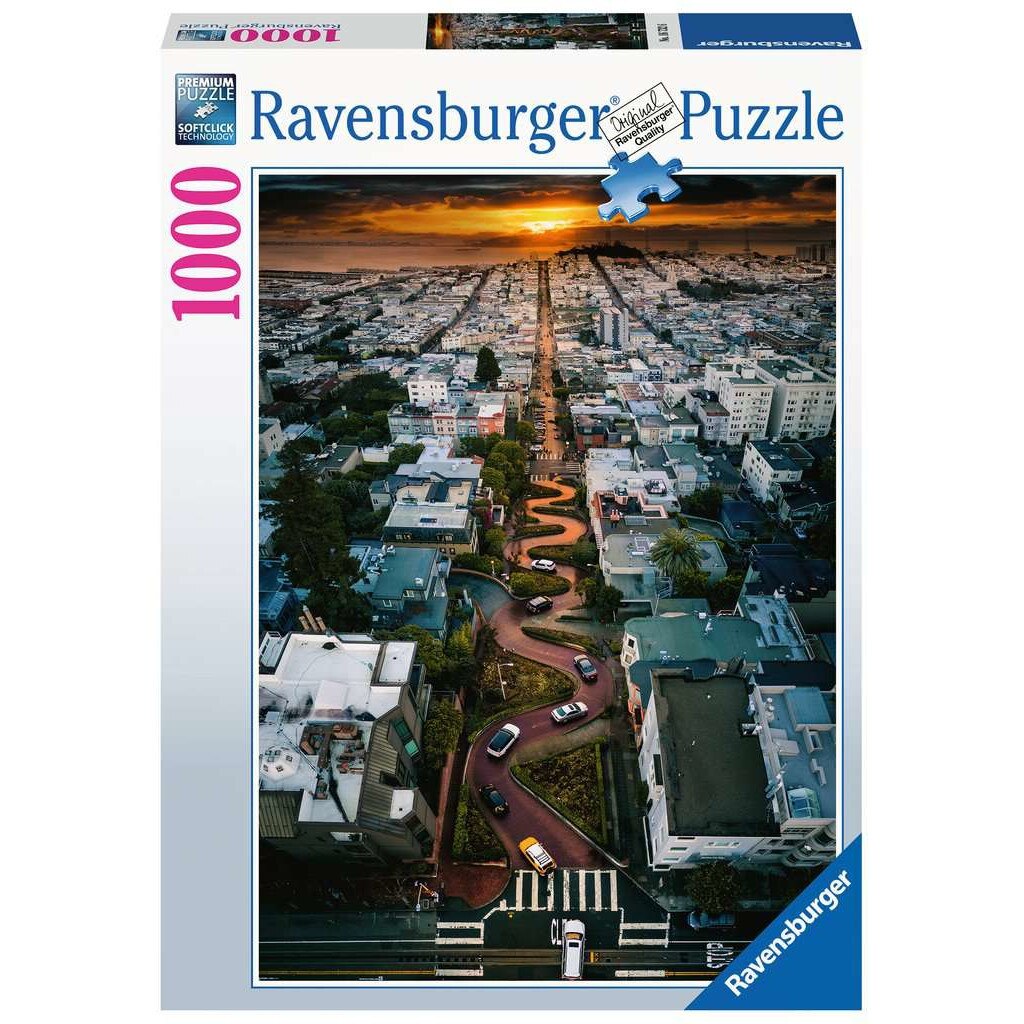 Puzzle clasic, San Francisco, Ravensburger, 1000 de piese