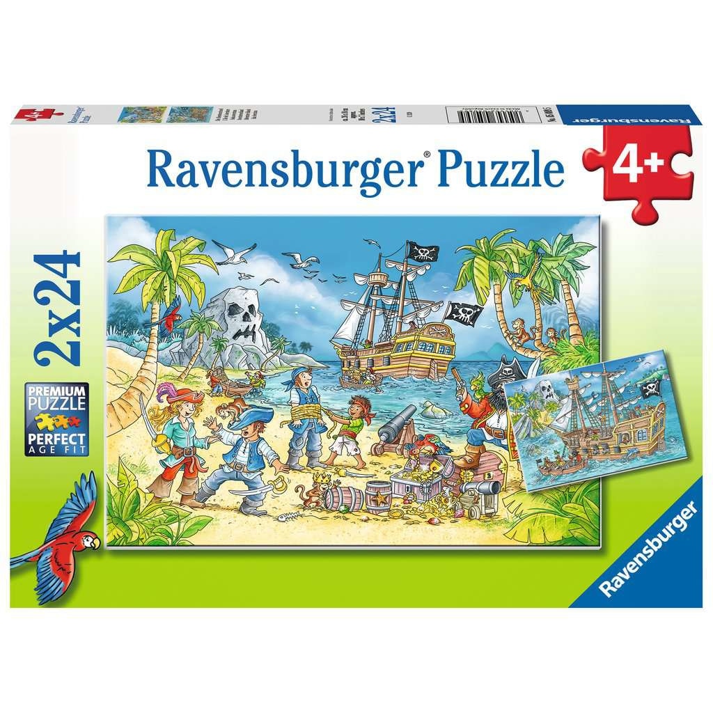 Puzzle clasic, The adventure Island, Ravensburger, 48 de piese