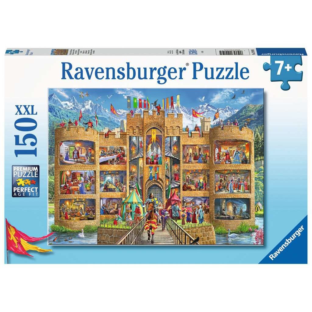 Puzzle clasic, Knight’s Castle, Ravensburger, 150 de piese