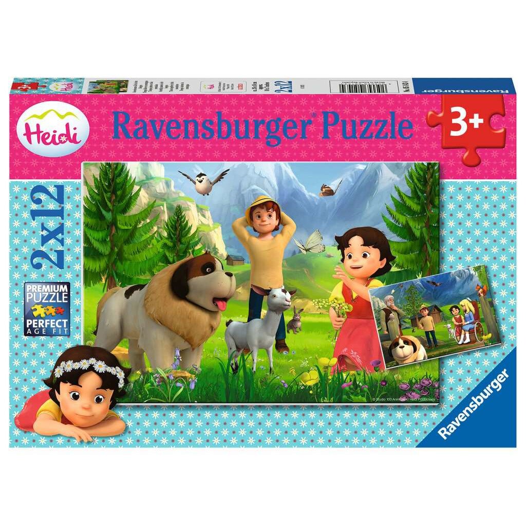Puzzle clasic, Time together in the mountains, Ravensburger, 24 de piese