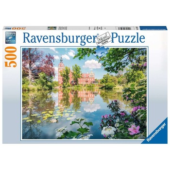 Puzzle clasic, Fairytale Castle Moskau, Ravensburger, 500 de piese Puzzle clasic, Fairytale Castle Moskau, Ravensburger, 500 de piese