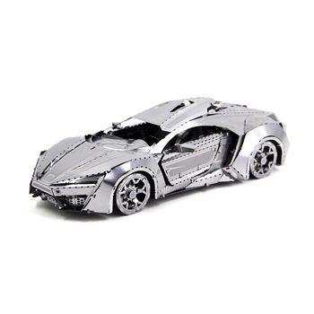 Puzzle Metalic, 3D, RoveZone®, Educativ, Model Masina Supercar, 105 Piese Puzzle Metalic, 3D, RoveZone®, Educativ, Model Masina Supercar, 105 Piese