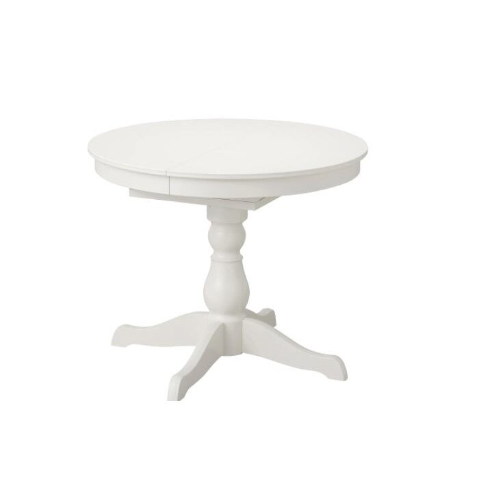 Masa extensibila, alb,90x125 cm