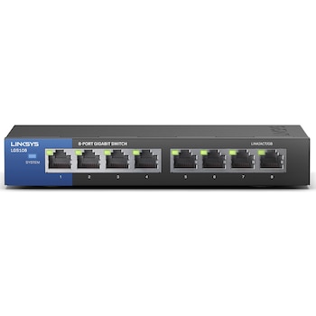 Switch Linksys LGS108-EU-RTL, 8-Port Gigabit Switch Linksys LGS108-EU-RTL, 8-Port Gigabit