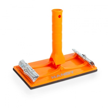 Suport de mana pentru slefuire cu hartie abraziva, 210 x 105 mm, Material plastic Portocaliu Suport de mana pentru slefuire cu hartie abraziva, 210 x 105 mm, Material plastic Portocaliu