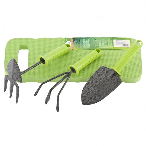 Set unelte de gradina, manere plastic, 4 bucati, STANDARD Palisad