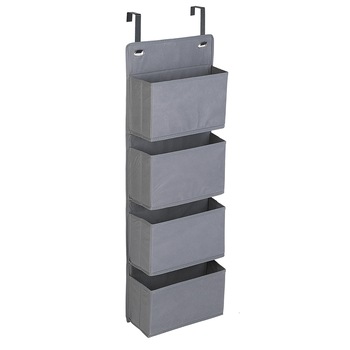 Organizator depozitare usa Tatkraft Cozy, 4 buzunare, Gri, 30 x 16 x 90 cm Organizator depozitare usa Tatkraft Cozy, 4 buzunare, Gri, 30 x 16 x 90 cm