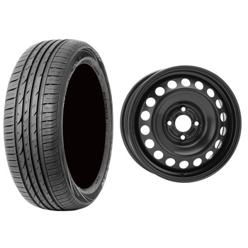 Roata completa Dacia Logan, Sandero, MCV janta otel ALCAR 8932B 4x100, 15 inch + anvelopa vara Nexen N'blue HD 185/65R15 88T Roata completa Dacia Logan, Sandero, MCV janta otel ALCAR 8932B 4x100, 15 inch + anvelopa vara Nexen N'blue HD 185/65R15 88T