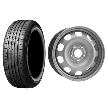 Roata completa Dacia Duster janta otel ALCAR 8873 5x114.3, 16 inch + anvelopa vara Nexen N'blue HD Plus 215/65R16 98H Roata completa Dacia Duster janta otel ALCAR 8873 5x114.3, 16 inch + anvelopa vara Nexen N'blue HD Plus 215/65R16 98H