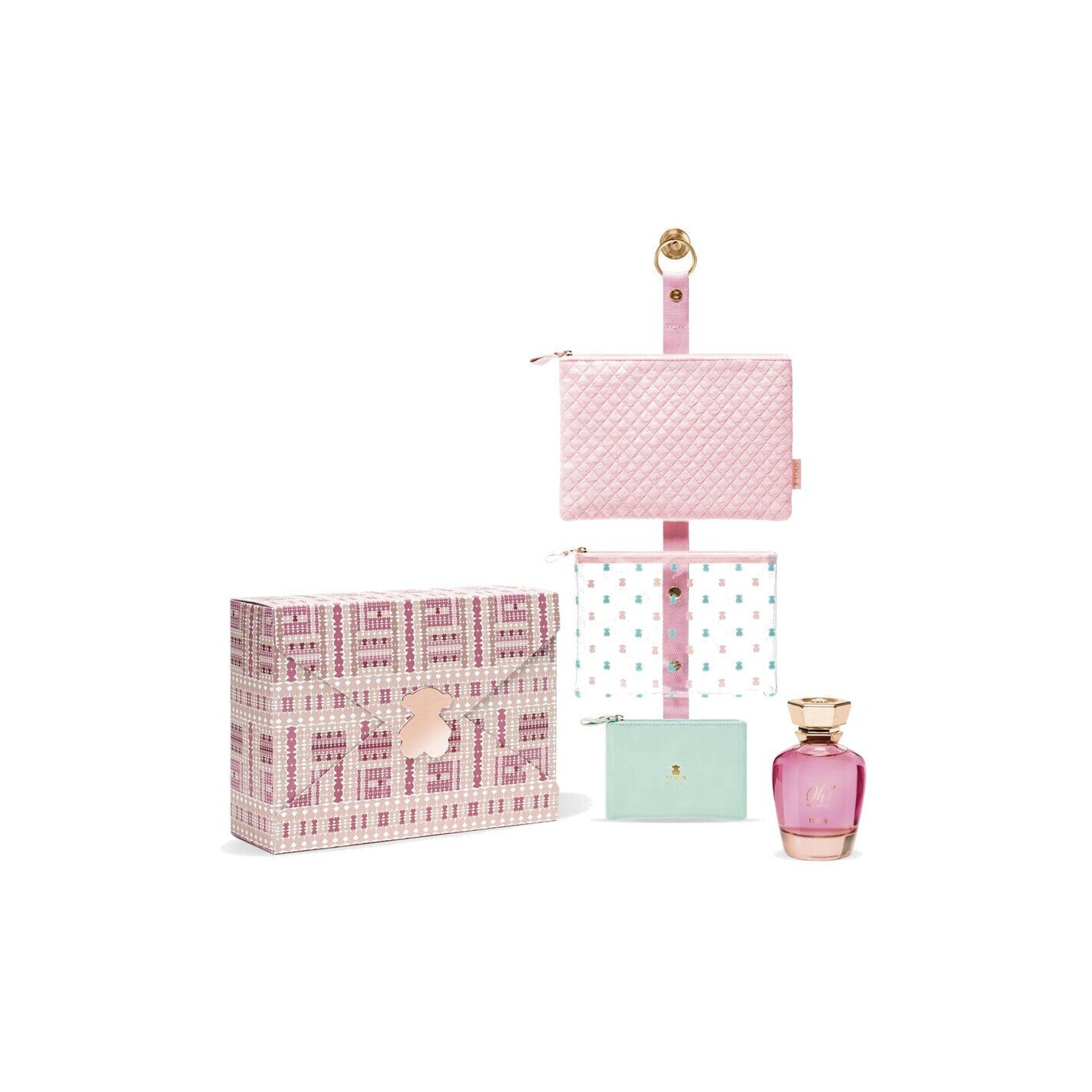 Set Tous Oh The Origin, Femei: Parfum, 100 ml + Portfarduri