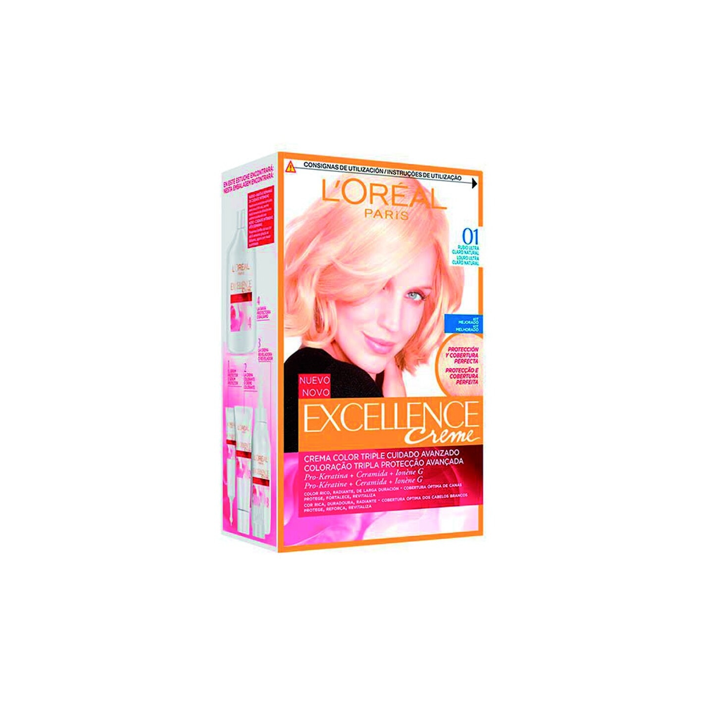 Vopsea de par Excellence, Blond natural, 01