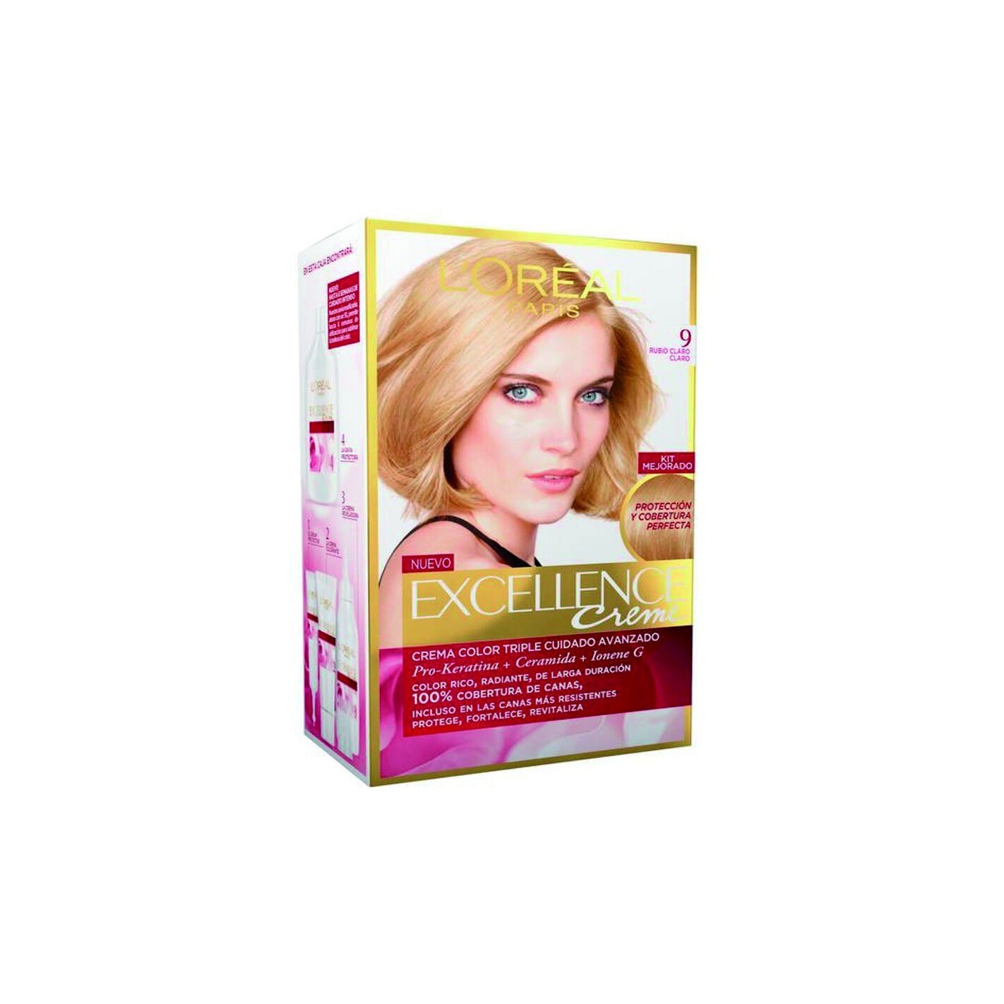 Vopsea de par Excellence, Blond deschis, 9