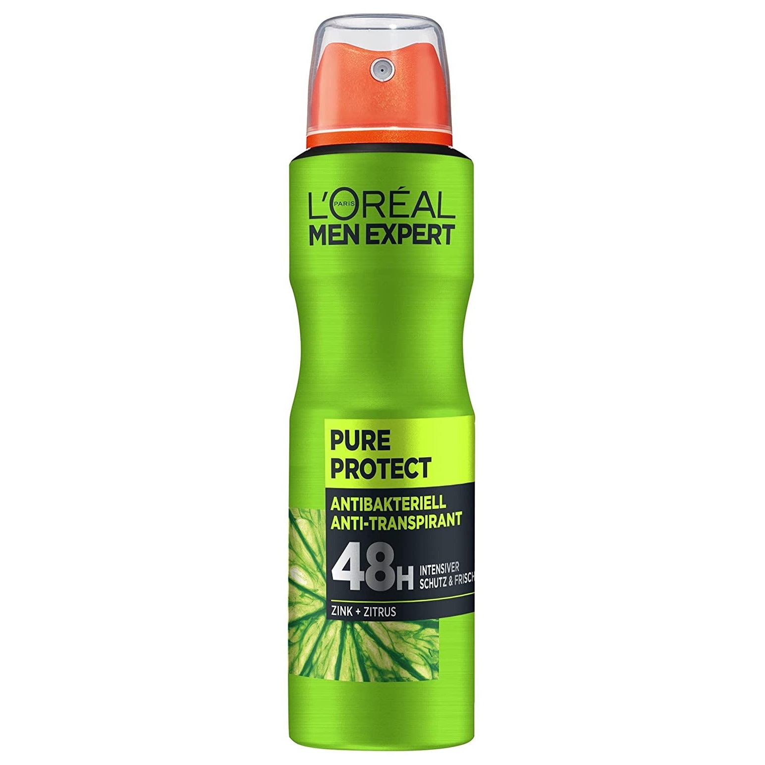 Deodorant antiperspirant 48h L'oreal Men Expert Pure Protect Zitrus spray 150ml