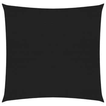 Panza parasolar pentru balcon/terasa cu protectie UV, vidaXL, 450 x 450 cm, Negru Panza parasolar pentru balcon/terasa cu protectie UV, vidaXL, 450 x 450 cm, Negru