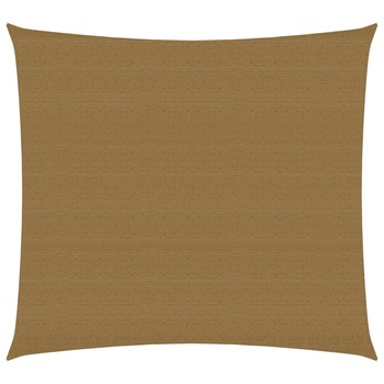 Panza parasolar vidaXL, Polietilena HDPE, 90% protectie UV, 2,5 x 2,5 m, Maro Taupe Panza parasolar vidaXL, Polietilena HDPE, 90% protectie UV, 2,5 x 2,5 m, Maro Taupe
