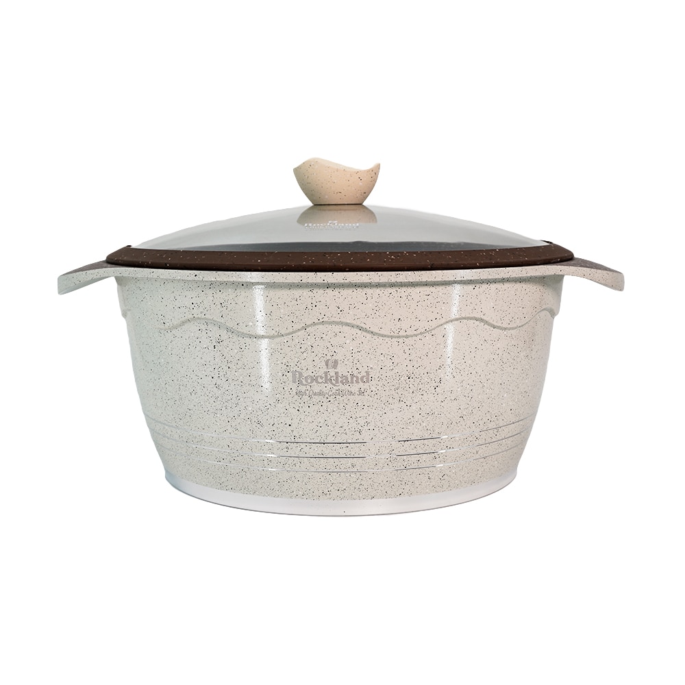 Cratita din Granit cu capac 32 cm , Rockland DT32-WH