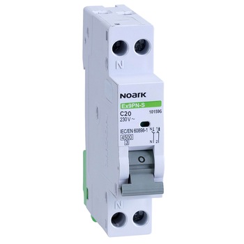 Siguranta automata 1P+N, 20A, curba C, cap. de rupere 4,5kA Siguranta automata 1P+N, 20A, curba C, cap. de rupere 4,5kA