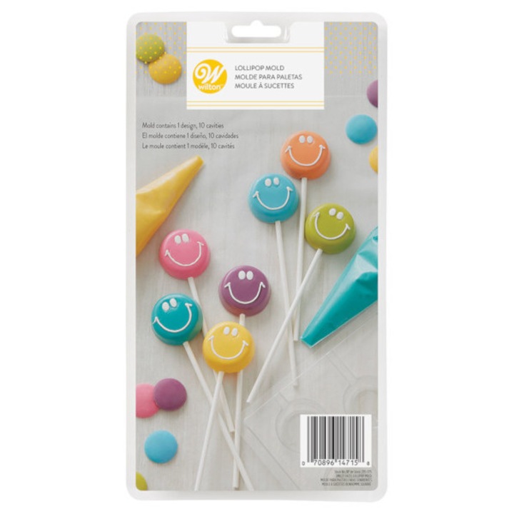 Emoji "Smiley Faces" форма за бонбони и шоколад, Wilton, 10 кухини