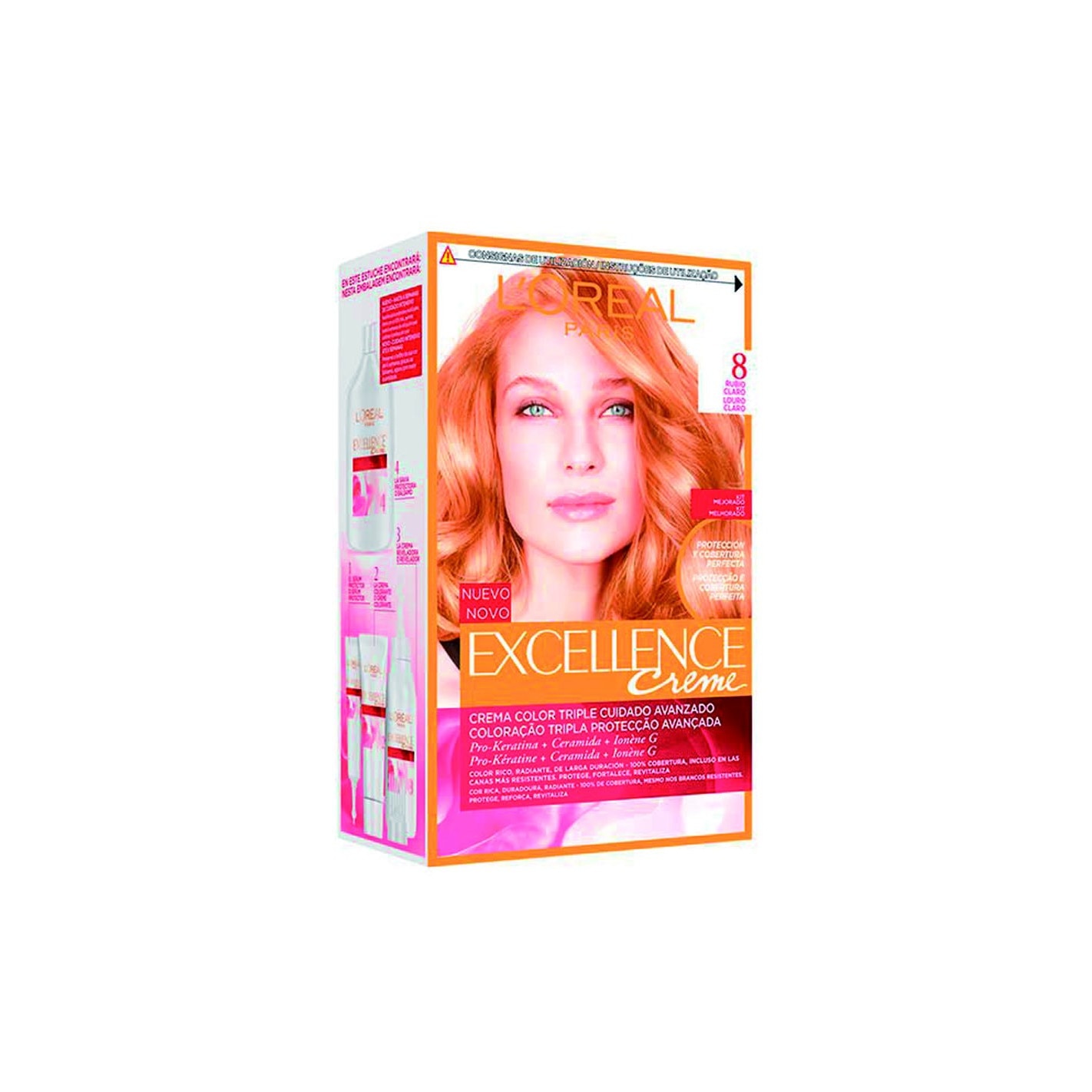 Vopsea de par Excellence, Blond deschis, 8