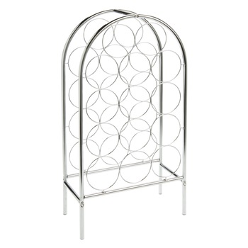 Suport pentru 14 sticle de vin, finisaj cromat - RTA Suport pentru 14 sticle de vin, finisaj cromat - RTA