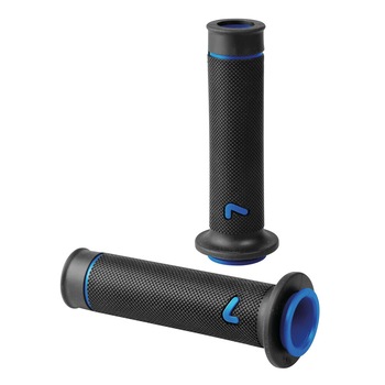 Manere ghidon motocicleta universale Sport-Grip 2buc - Negru/Albastru Manere ghidon motocicleta universale Sport-Grip 2buc - Negru/Albastru