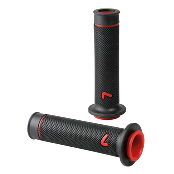 Manere ghidon motocicleta universale Sport-Grip 2buc - Negru/Rosu Manere ghidon motocicleta universale Sport-Grip 2buc - Negru/Rosu
