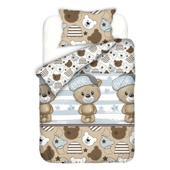 Set lenjerie patut cu 5 piese 120x60 cm Bear Set lenjerie patut cu 5 piese 120x60 cm Bear