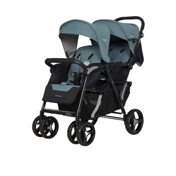 Carucior gemeni unul dupa altul tandem Easy Go Fusion, Mineral Carucior gemeni unul dupa altul tandem Easy Go Fusion, Mineral