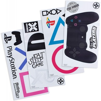 Set stickere Paladone Playstation pentru perete 4buc Set stickere Paladone Playstation pentru perete 4buc