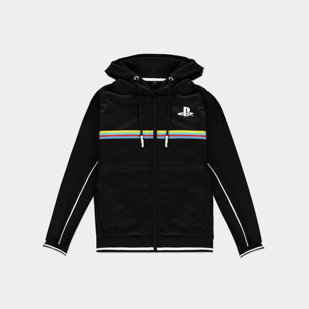 Hanorac cu gluga Playstation, Color Stripe Men's Hoodie, L