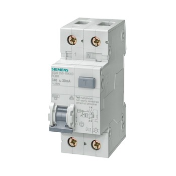Siguranta automata cu diferential, RCBO, Siemens, 6 kA, 1P+N, 25 A, tip A 300mA, curba B Siguranta automata cu diferential, RCBO, Siemens, 6 kA, 1P+N, 25 A, tip A 300mA, curba B