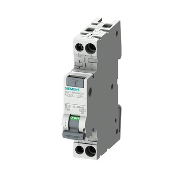 Siguranta automata cu diferential, RCBO, Siemens, 6 kA, 1P+N, 16 A, tip A, 30mA, curba B Siguranta automata cu diferential, RCBO, Siemens, 6 kA, 1P+N, 16 A, tip A, 30mA, curba B