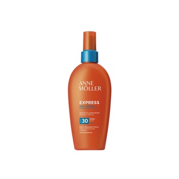 Spray cu protectie solara, Anne Möller, SPF30, Accelerarea procesului de bronzare, 200 ml Spray cu protectie solara, Anne Möller, SPF30, Accelerarea procesului de bronzare, 200 ml