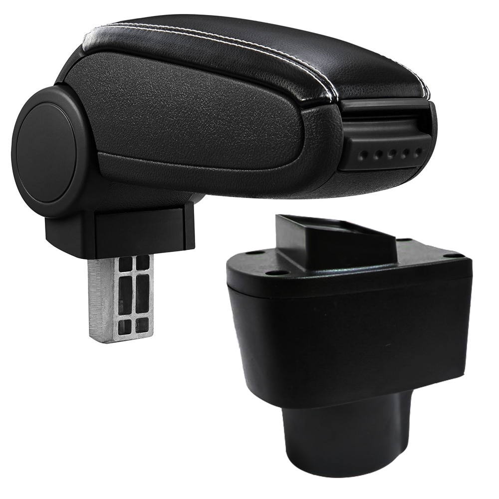 Cotiera Dacia Duster 1 ( 04.2010 - 2017 ) marca aVr - negru piele ecologica cu cusatura alba