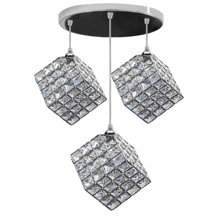 Полилей Rea Glamour Chrome Cube APP722-3CP, Хром