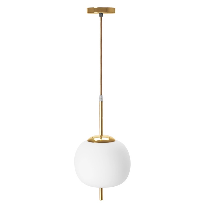 Пендел Rea Glass White Gold APP669-1CP, Стъклен, Единичен