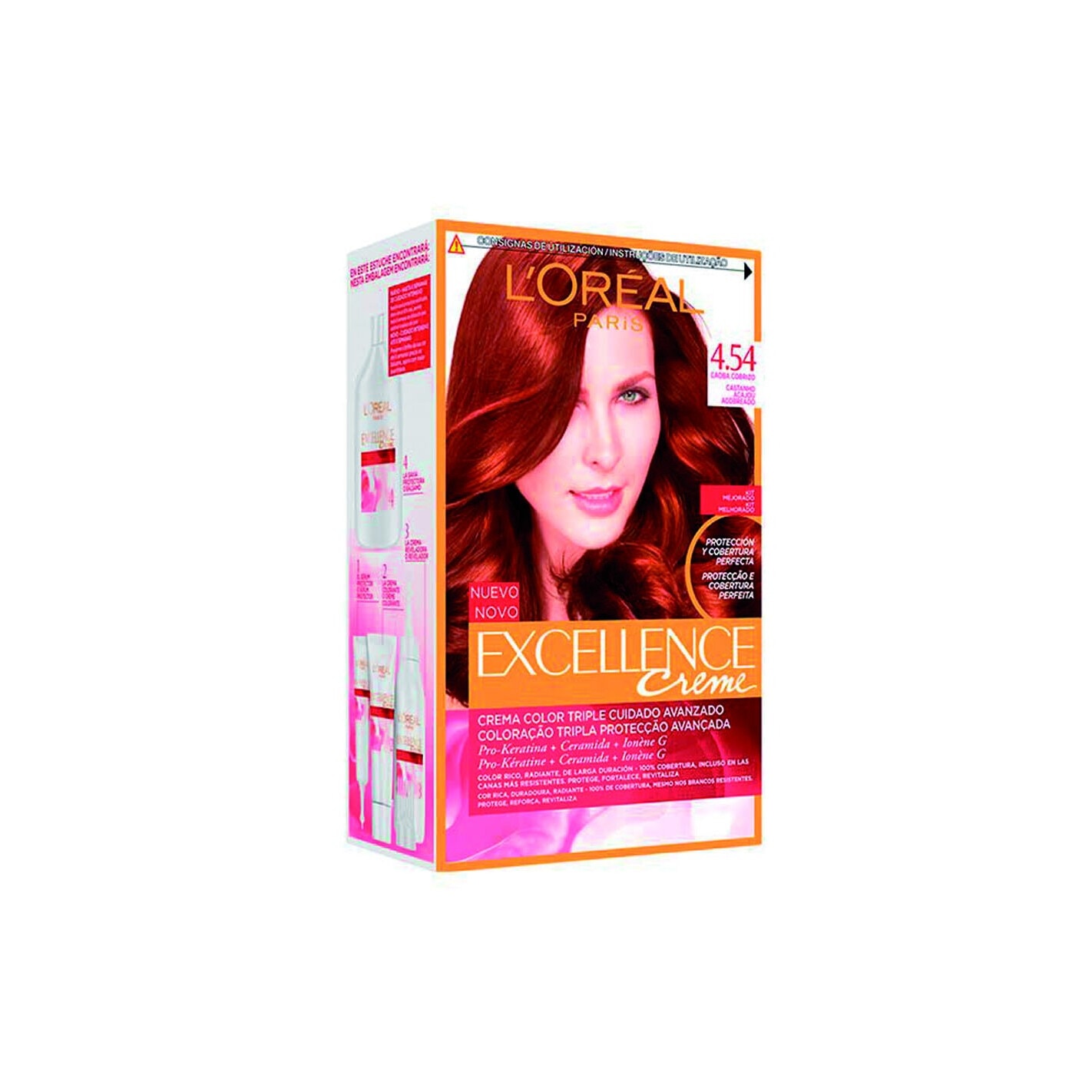 Vopsea de par Excellence, Castaniu, 454