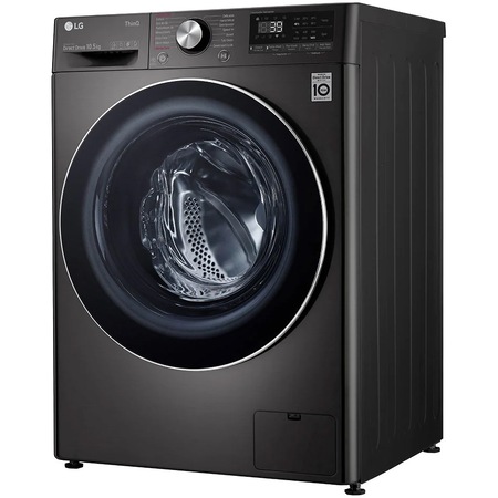 Masina de spalat rufe LG F4WV910P2SE, 10.5 kg, 1400 rpm, Clasa A, Direct Drive, TurboWash, Steam, WiFi, Negru