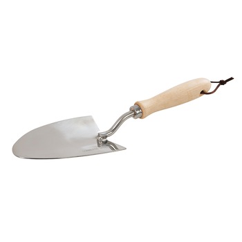 Mini sapa gradinarit profesionala, otel inoxidabil, maner lemn esenta tare, 270mm, Silverline Mini sapa gradinarit profesionala, otel inoxidabil, maner lemn esenta tare, 270mm, Silverline