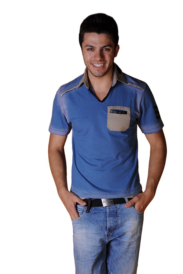 Tricou barbati cu maneca scurta, Tuareg, Model 5, Jeans