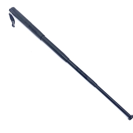 Baston telescopic din otel, 64 cm, 4 sectiuni, negru, husa