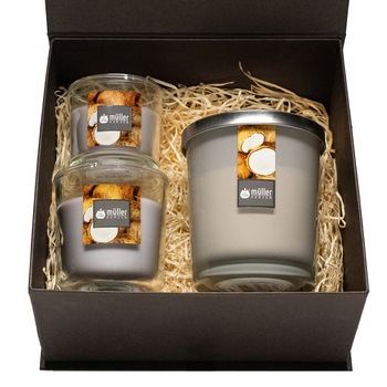 Set 3 lumanari cadou Magic- Cocos Island Set 3 lumanari cadou Magic- Cocos Island