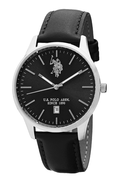 U.S. Polo Assn., Ceas elegant cu curea din piele