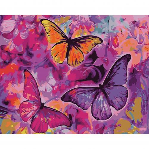 Set Pictura pe numere 40x50 cm, Panza din bumbac pe rama de lemn (PDP-145)
