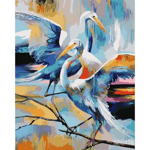 Set Pictura pe numere 40x50 cm, Panza din bumbac pe rama de lemn (PDP-142)