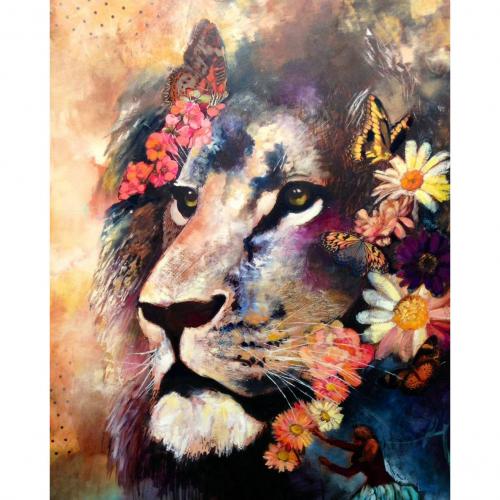 Set Pictura pe numere 40x50 cm, Panza din bumbac pe rama de lemn (PDP-241)