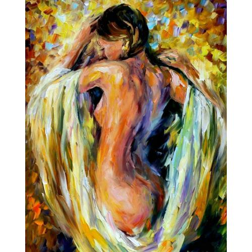Set Pictura pe numere 40x50 cm, Panza din bumbac pe rama de lemn (PDP-380)
